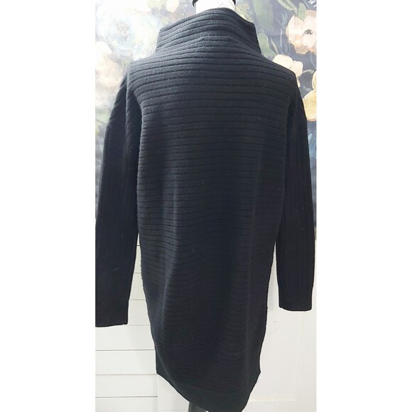 HATCH Sweater Black Marino Wool Pullover Chunky Rib Stretch XL Maternity - Picture 6 of 6